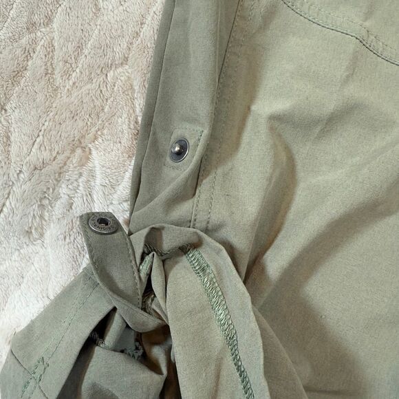 Kuhl Pants Womens size 14 Olive Green Convertible Hiking Outdoor gorpcore - Picture 4 of 8